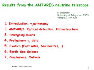Results from the ANTARES neutrino telescope