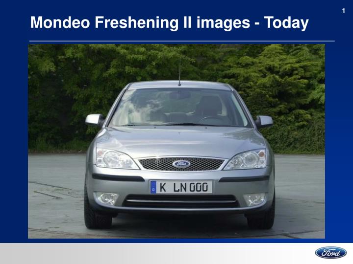 mondeo freshening ii images today