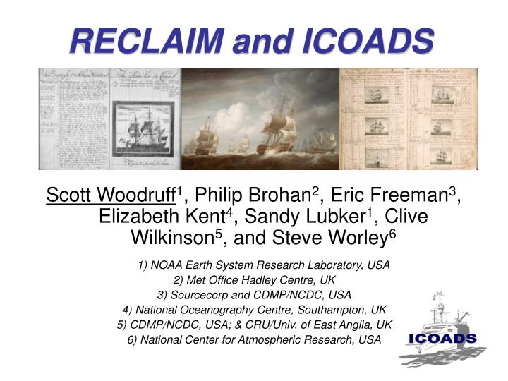 reclaim and icoads