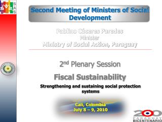 Strengthening and sustaining social protection systems
