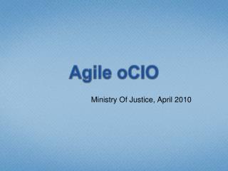 Agile oCIO