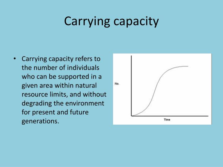 carrying capacity