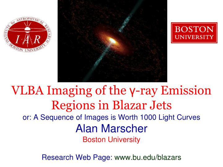vlba imaging of the ray emission regions in blazar jets