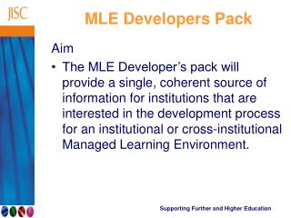 MLE Developers Pack