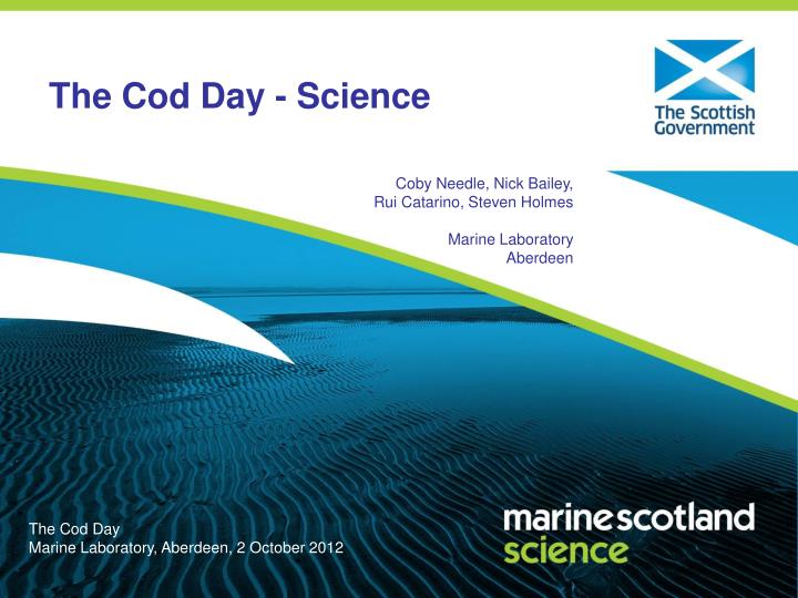 the cod day science