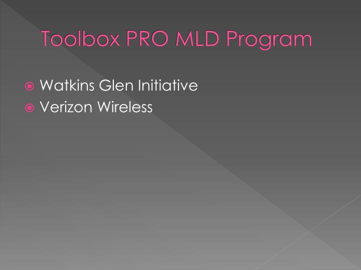 toolbox pro mld program
