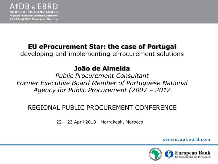 regional public procurement conference