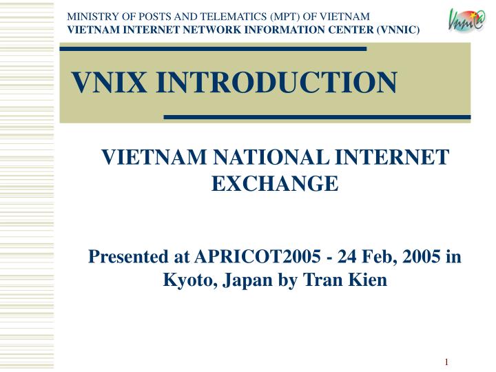 vnix introduction
