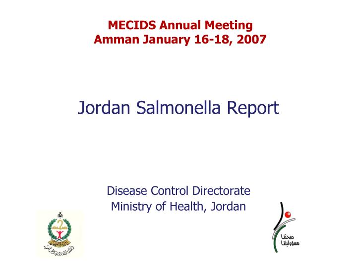 jordan salmonella report