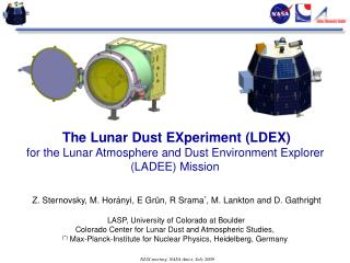 The Lunar Dust EXperiment (LDEX)