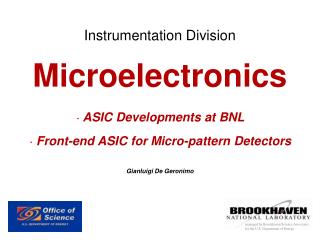 Instrumentation Division Microelectronics