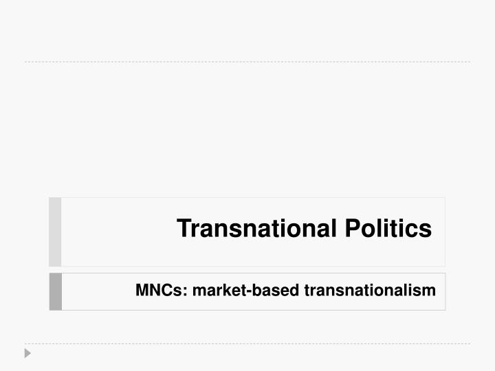 transnational politics