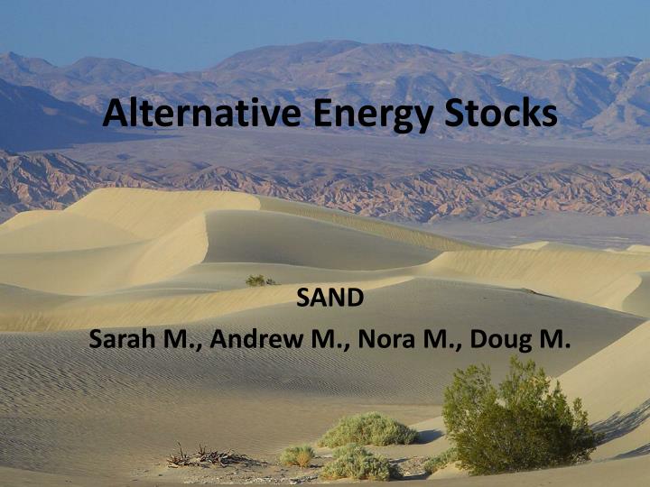 alternative energy stocks