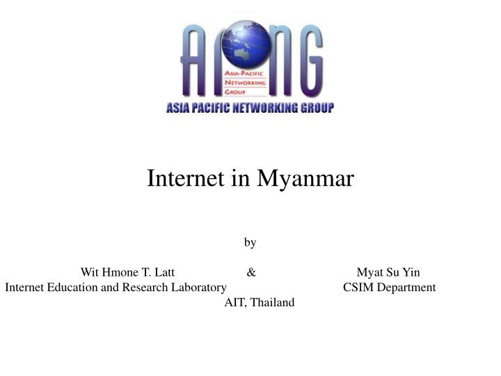 internet in myanmar