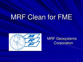 MRF Clean for FME