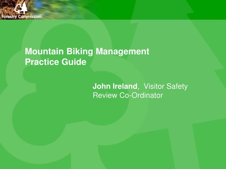 mountain biking management practice guide
