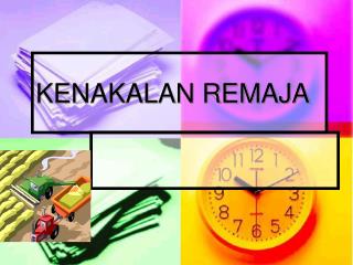 kenakalan remaja