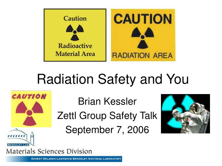 radiation safety and you