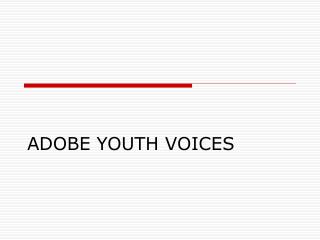 ADOBE YOUTH VOICES