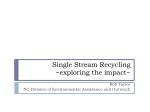 Single Stream Recycling ~exploring the impact~ - slide 1