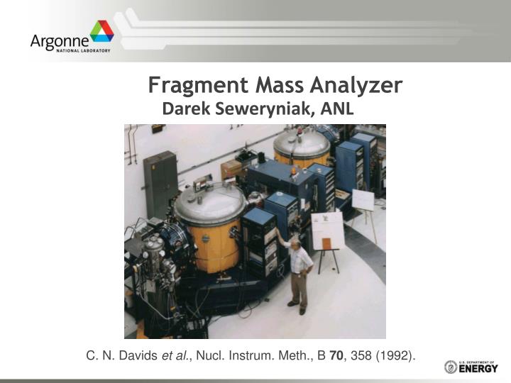 fragment mass analyzer