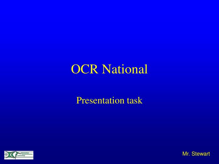 ocr national