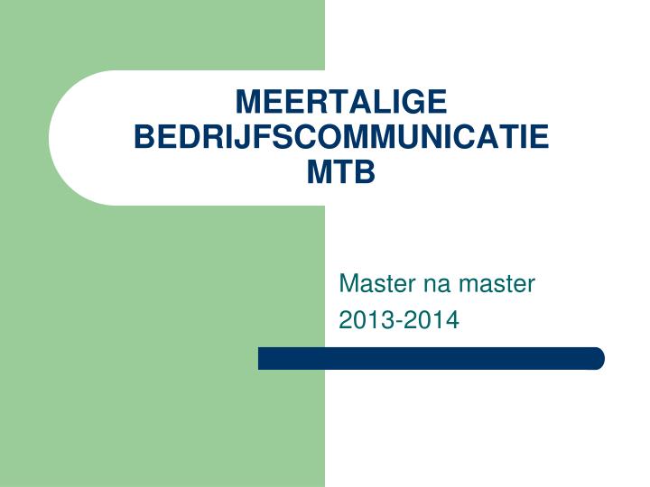 meertalige bedrijfscommunicatie mtb