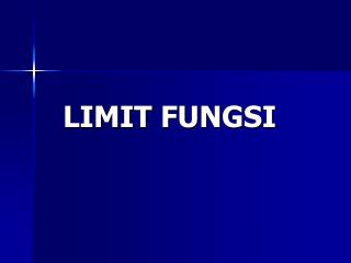 limit fungsi