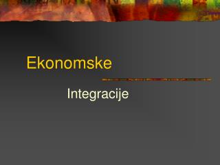 ekonomske