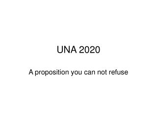 UNA 2020