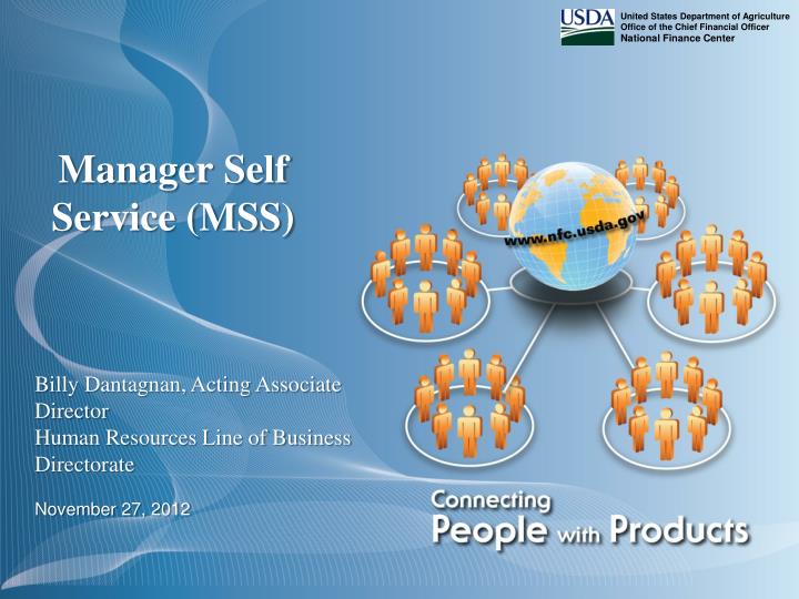 manager self service mss