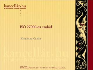 iso 27000 es csal d