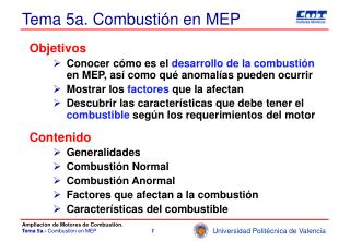 tema 5a combusti n en mep