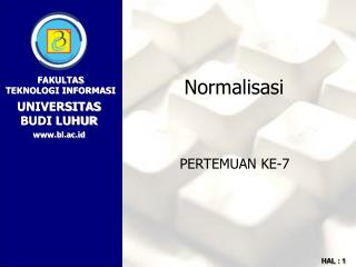 normalisasi