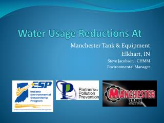 Water Usage Reductions At
