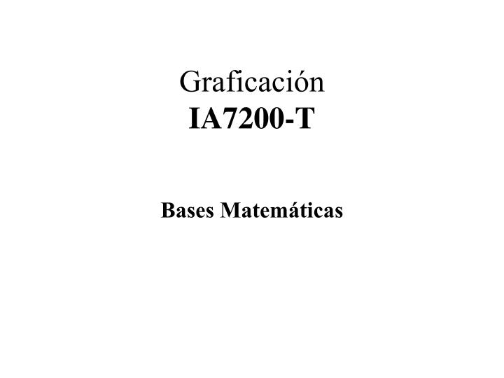 graficaci n ia7200 t