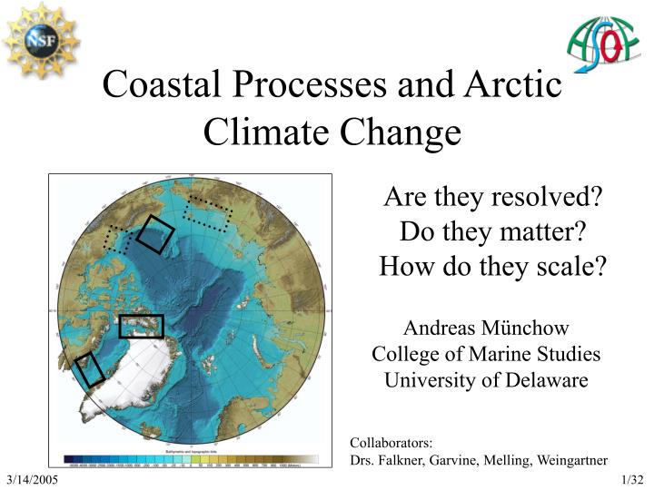 coastal processes and arctic climate change