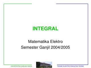 INTEGRAL