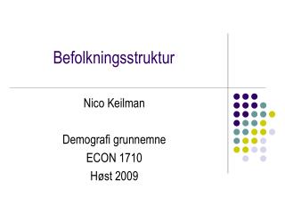 befolkningsstruktur