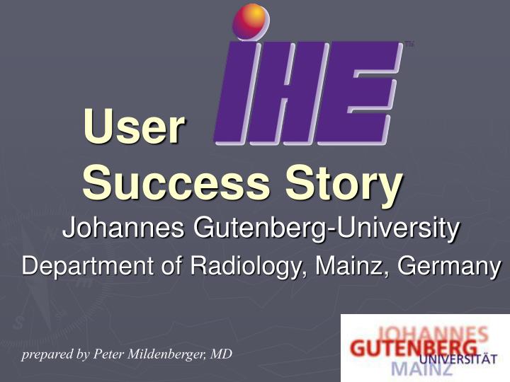 user success story