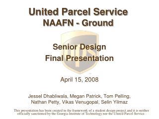 United Parcel Service NAAFN - Ground