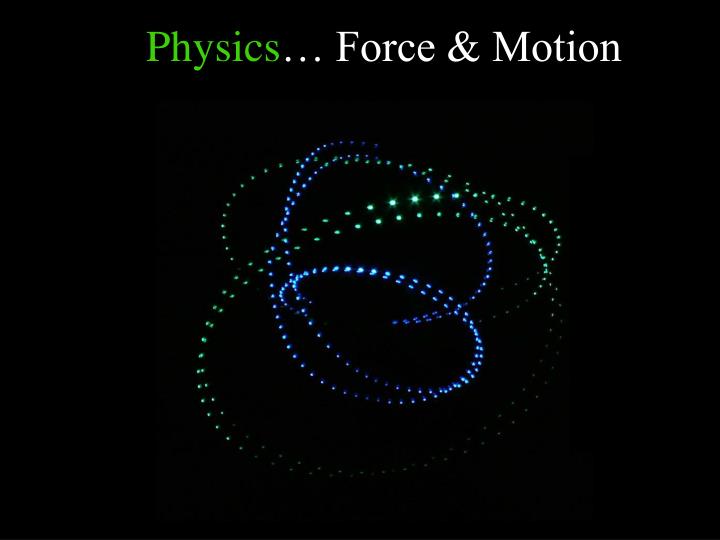 physics force motion
