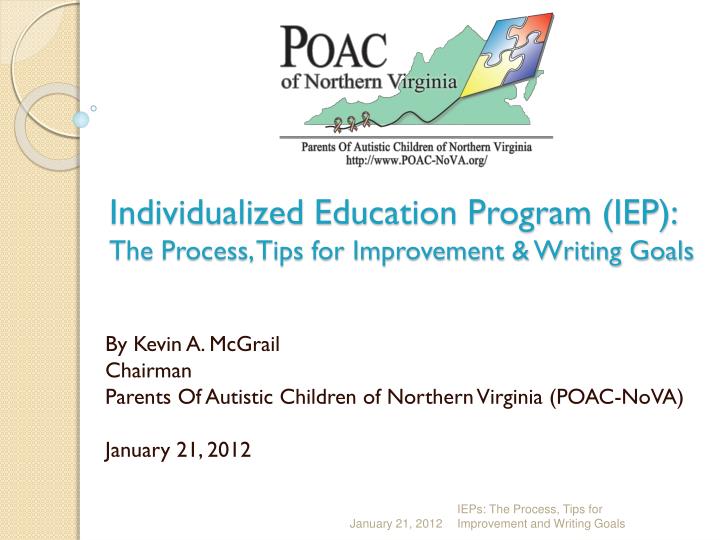individualized education program iep the process tips for improvement writing goals