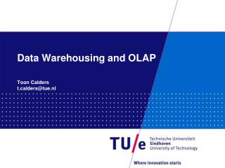 Data Warehousing and OLAP