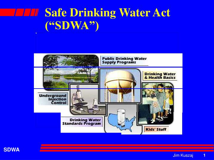 safe drinking water act sdwa