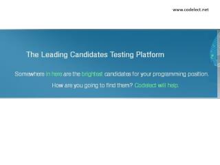 Test your candidates technical skill faster