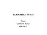 MUHAMMAD YUNUS - slide 1