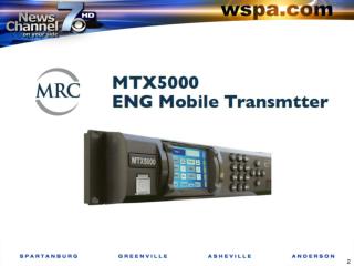 Live truck transmitter MTX 5000