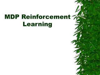 MDP Reinforcement Learning