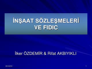 n aat s zle meler ve fidic